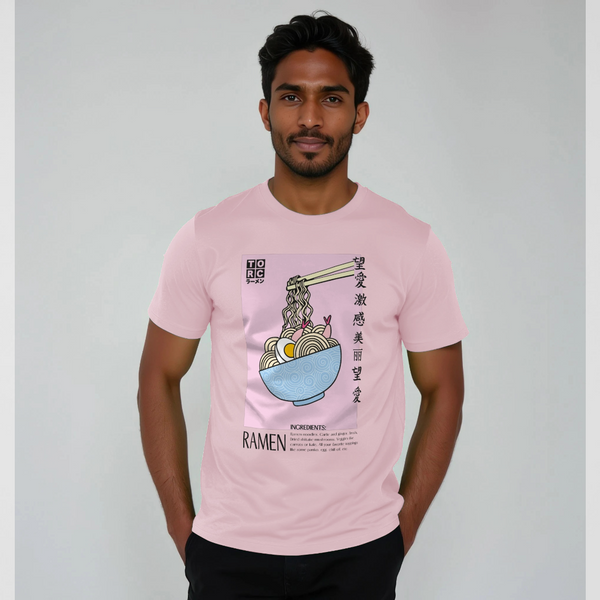parka london Torc Ramen Ingredients Pink T-Shirt