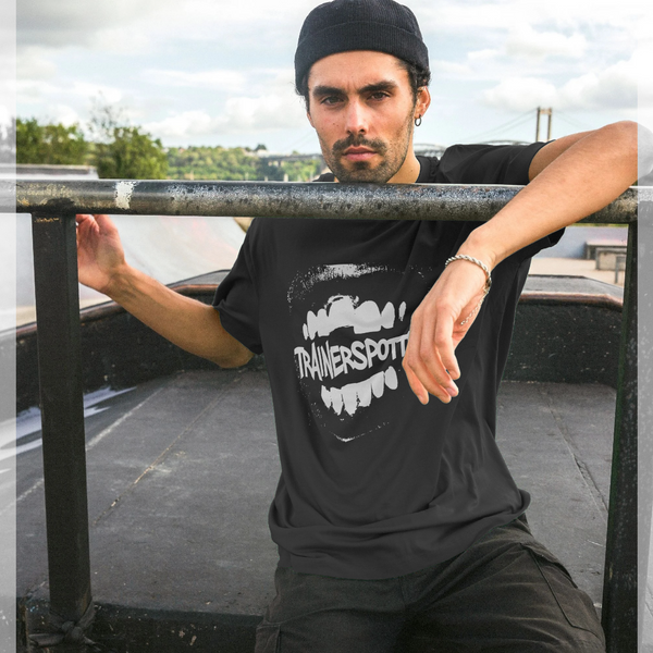 parka london Trainerspotter Mouth Black T-Shirt