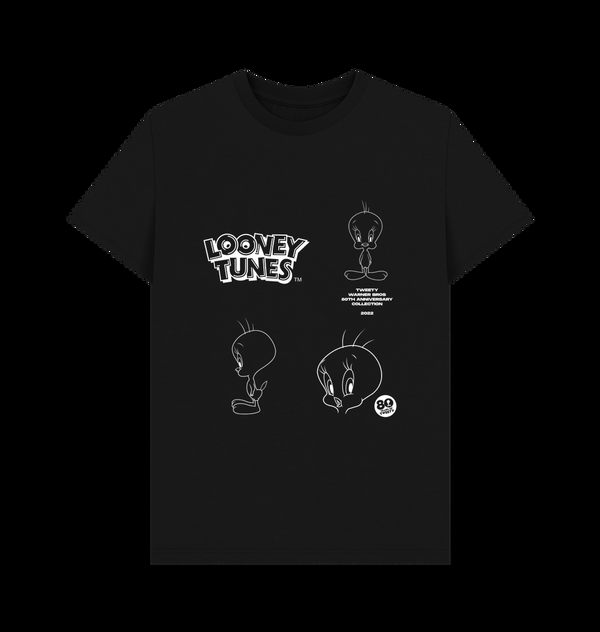 Parka London Tweety 80th Anniversary Black T-Shirt