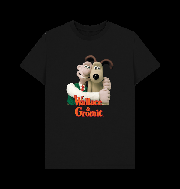 Parka London Wallace & Gromit Hugging Black T-Shirt
