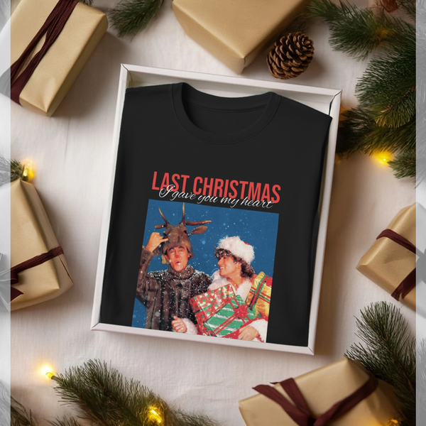 parka london Wham 'Gave You My Heart' Black T-Shirt