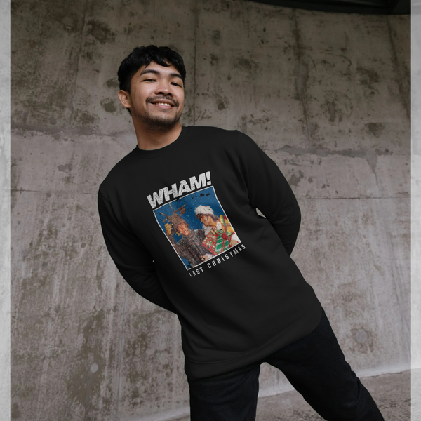 parka london Wham Last Christmas Black Sweatshirt