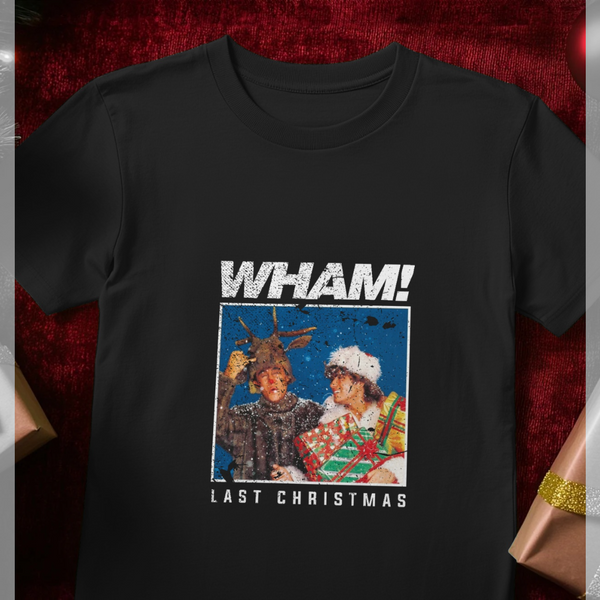 parka london Wham Last Christmas Black T-Shirt