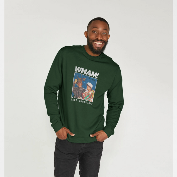 parka london Wham Last Christmas Green Sweatshirt