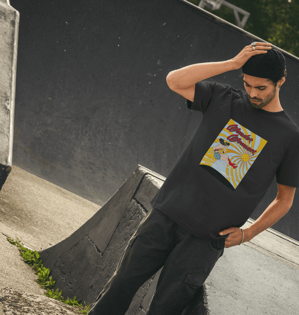 parka london Wonder Woman Flying Black T-Shirt