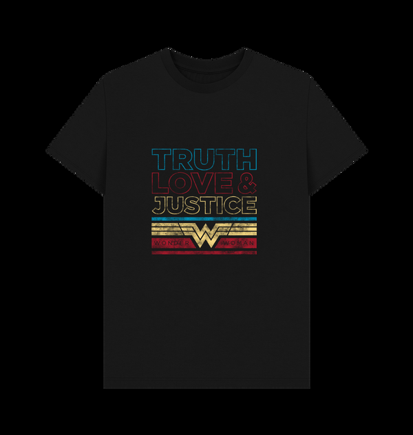 Parka London Wonder Woman Truth Black T-Shirt