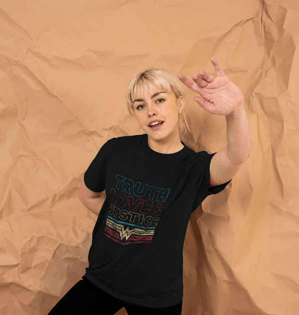 parka london Wonder Woman Truth Black T-Shirt