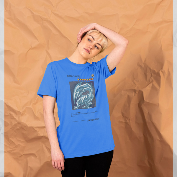 parka london Yu Gi Oh Dragon Card Blue T-Shirt