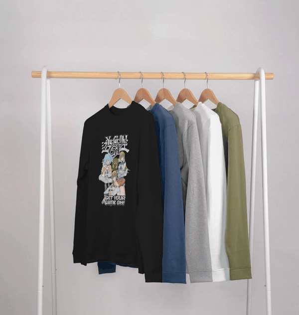 parka london Yu-Gi-Oh 'Game On' Black Sweatshirt