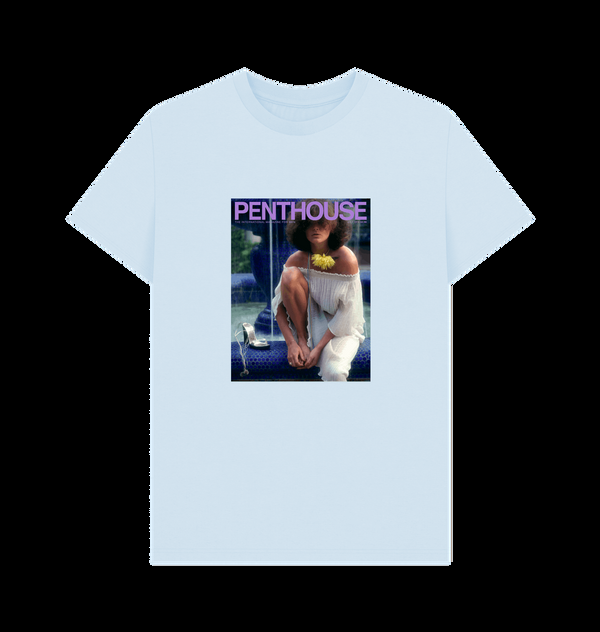Parka London Penthouse 1978 Cover Pale Blue T-shirt