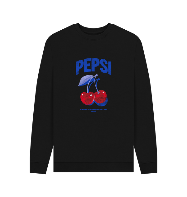 Parka London Pepsi Vintage Wash Cherry Black Sweatshirt