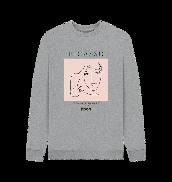 Parka London Picasso Woman With Dove Heather Grey Sweatshirt