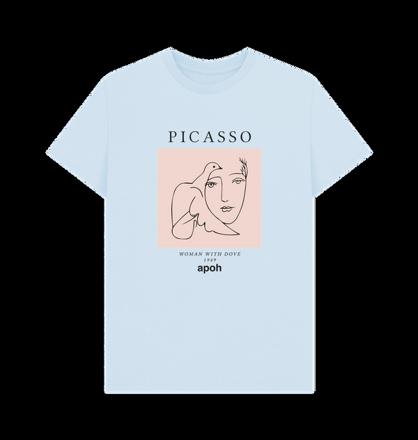 Parka London Picasso Woman With Dove Light Blue T-Shirt