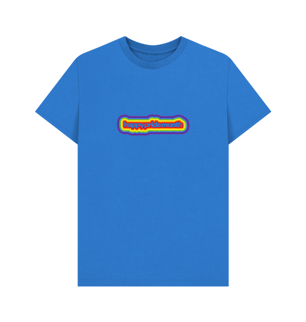 Parka London Pride Month Rainbow Outline Blue T-Shirt