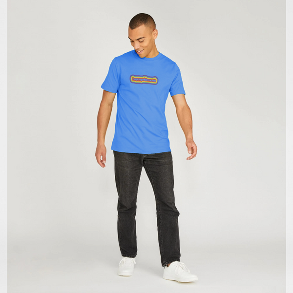 parka london Pride Month Rainbow Outline Blue T-Shirt