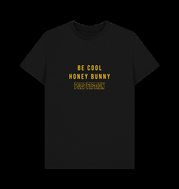 Parka London Pulp Fiction 'Honey Bunny' Quote Black T-Shirt