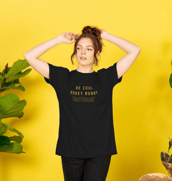 parka london Pulp Fiction 'Honey Bunny' Quote Black T-Shirt