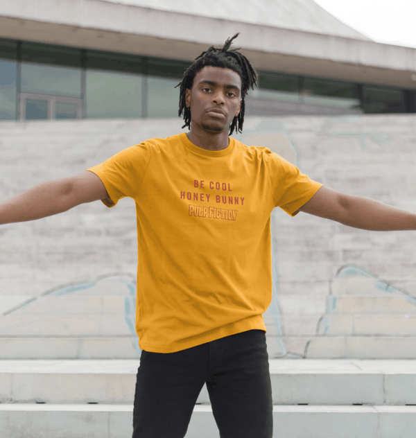 parka london Pulp Fiction 'Honey Bunny' Quote Gold T-Shirt