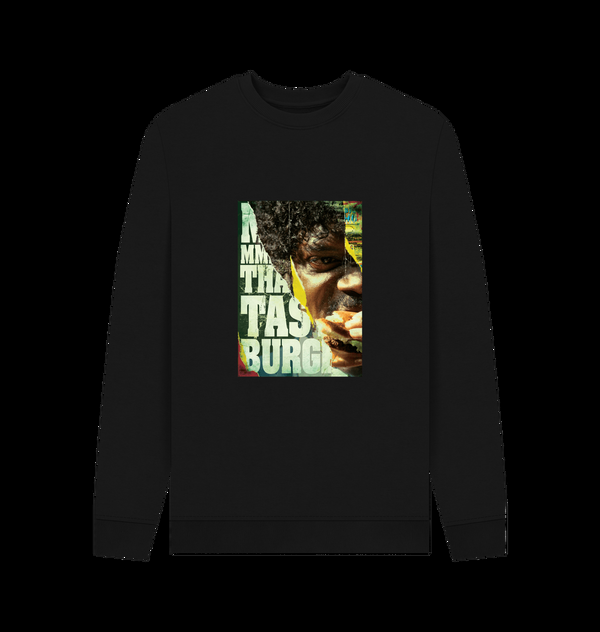 Parka London Pulp Fiction 'Kahuna Burger' Black Sweatshirt