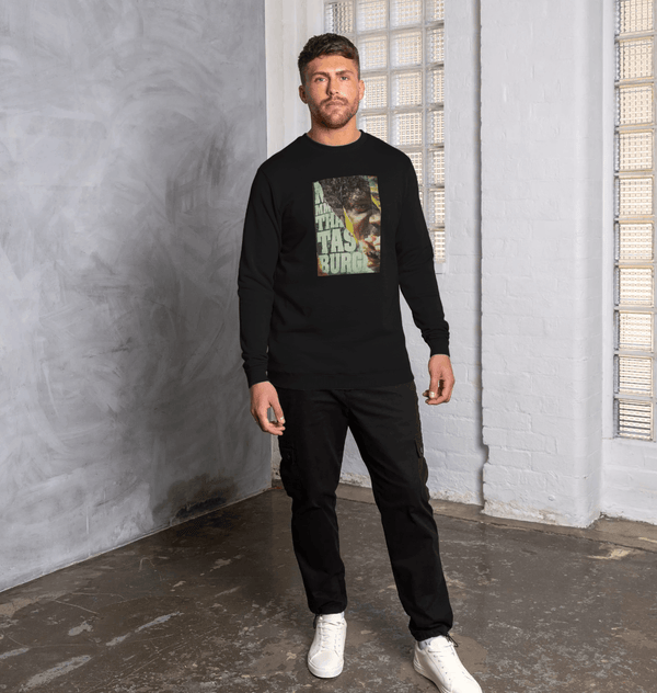 parka london Pulp Fiction 'Kahuna Burger' Black Sweatshirt