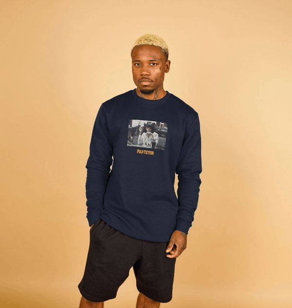 parka london Pulp Fiction Mia & Wallace Navy Sweatshirt