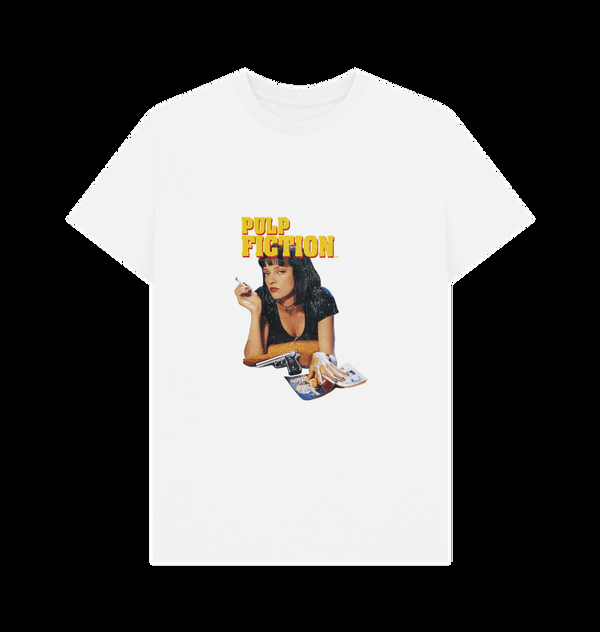 Parka London Pulp Fiction Mia Wallace White T-Shirt