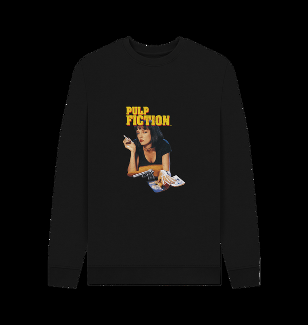 Parka London Pulp Fiction Offical Mia Wallace Black Sweatshirt