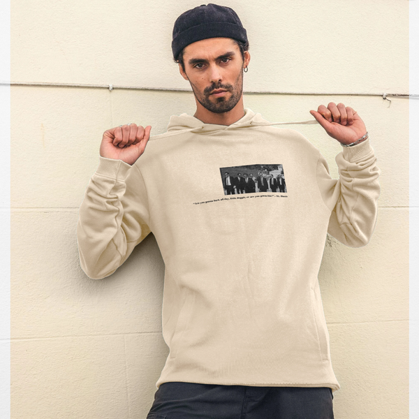 parka london Reservoir Dogs Mr Blonde Film Quote Cream Hoodie