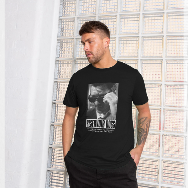 parka london Reservoir Dogs Mr Blonde 'Little Doggie' Quote Black T-Shirt