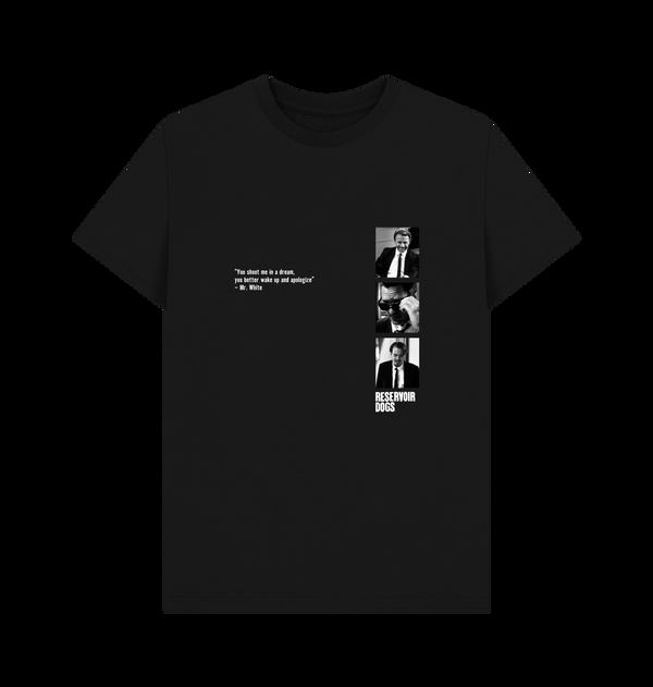 Parka London Reservoir Dogs Mr White Film Quote Black T-Shirt