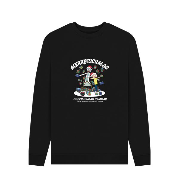 Parka London Rick And Morty Christmas Black Sweatshirt