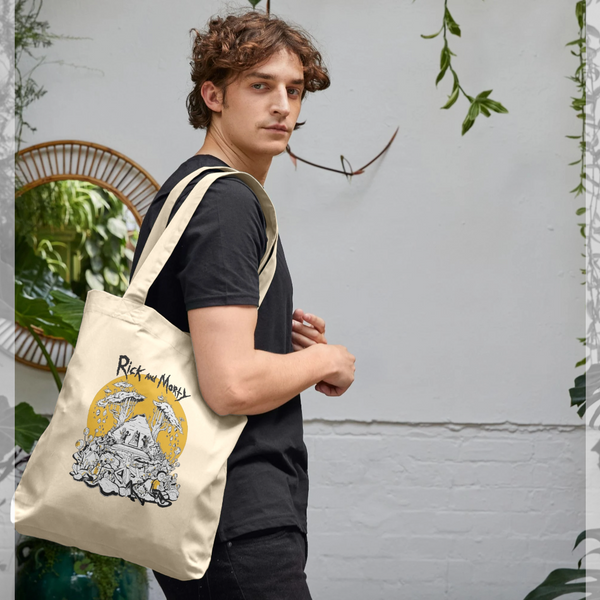 parka london Rick and Morty Rest and Ricklaxation Natural Tote