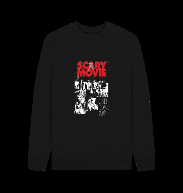 Parka London Scary Movie 'I See Dead People' Black Sweatshirt