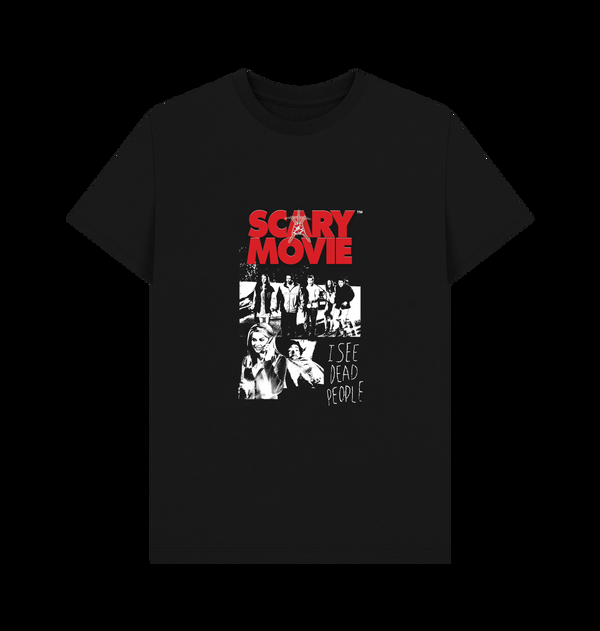 Parka London Scary Movie 'I See Dead People' Black T-Shirt