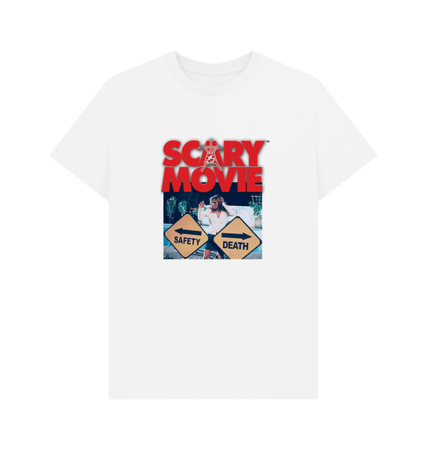 Parka London Scary Movie Safety Vs Death White T-Shirt