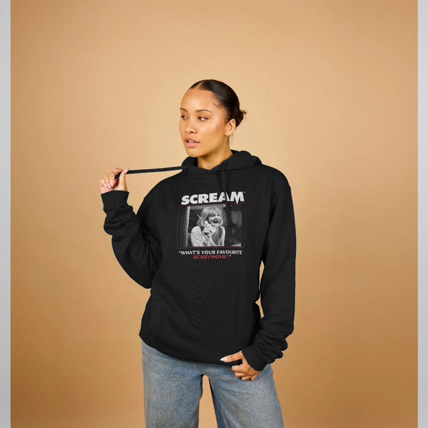 parka london Scream 'What's Your Favourite Scary Movie?' Black Hoodie