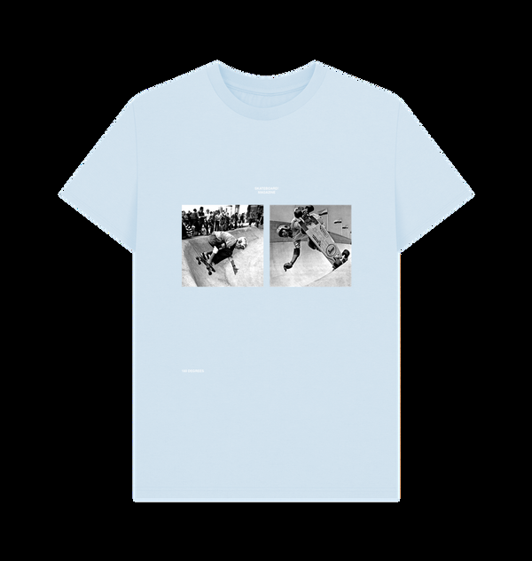 Parka London Skateboard Magazine 180 Sky Blue T-Shirt