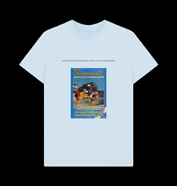 Parka London Skateboard Magazine Europe's Hottest Sky Blue T-Shirt