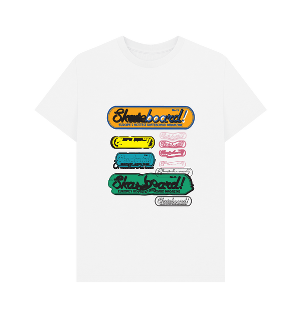 Parka London Skateboard Magazine Logo White T-Shirt