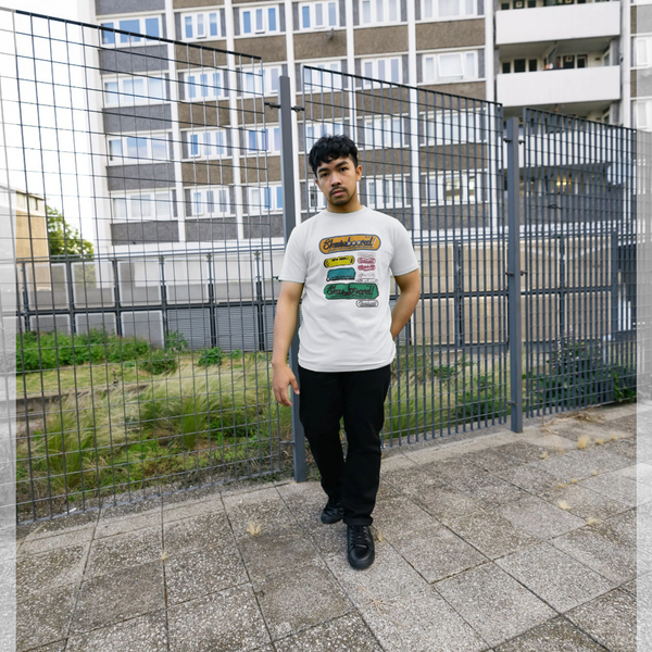 parka london Skateboard Magazine Logo White T-Shirt