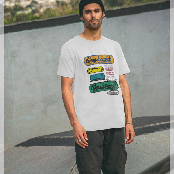 parka london Skateboard Magazine More Static White T-Shirt