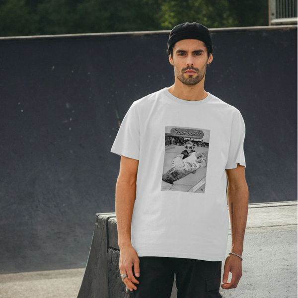 parka london Skateboard Magazine Powerplaces White T-Shirt