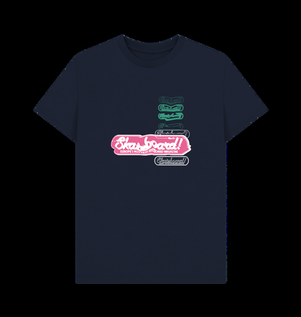 Parka London Skateboard Magazine Static Navy T-Shirt