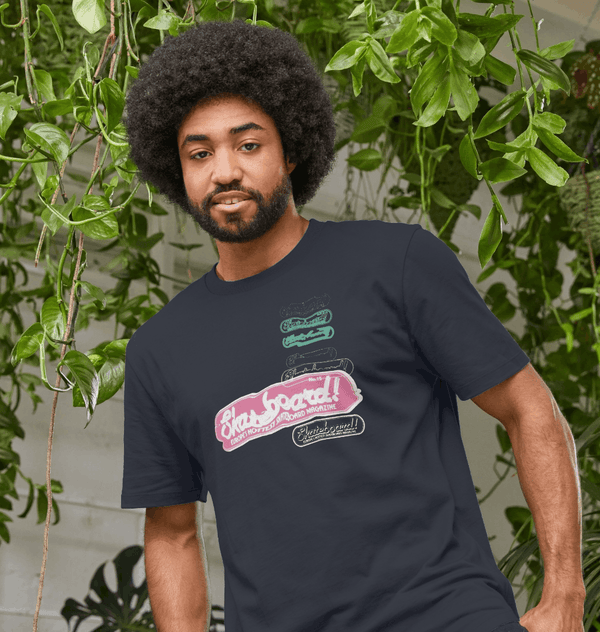 parka london Skateboard Magazine Static Navy T-Shirt