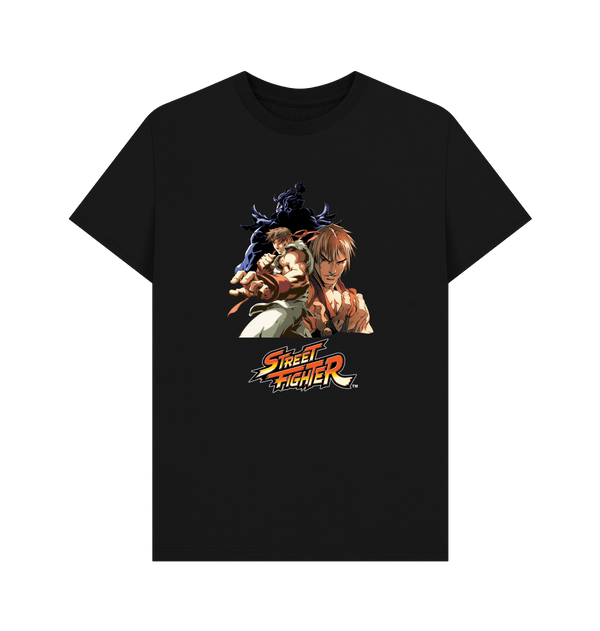 Parka London Street Fighter Group Pose Black T-Shirt