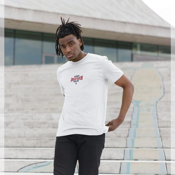 parka london Street Fighter Ken's Dojo White T-Shirt