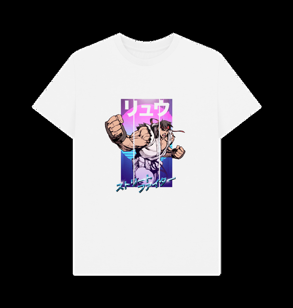 Parka London Street Fighter Ryu Future 80s White T-Shirt