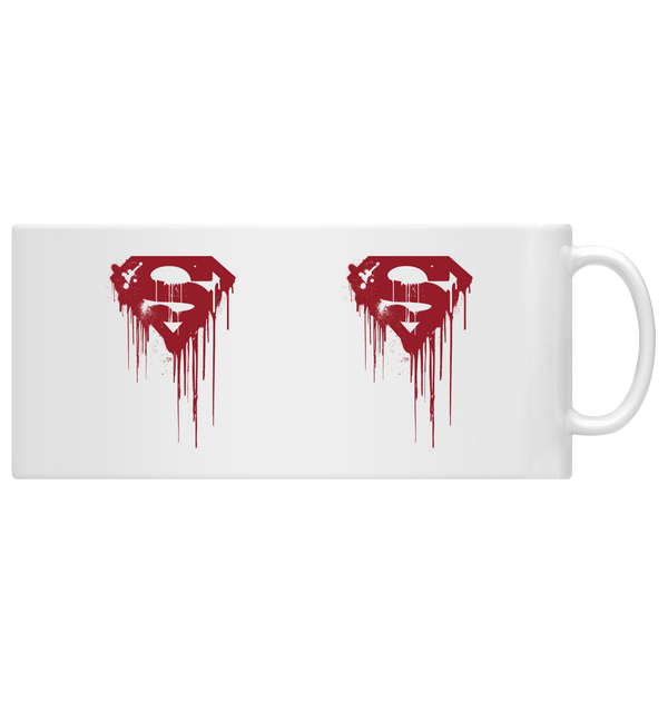 Parka London Superman Official Drip Shield Graphic White Mug