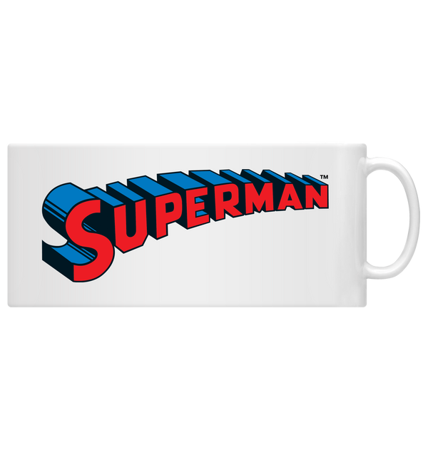 Parka London Superman Official Logo Graphic White Mug