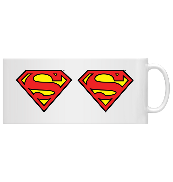 Parka London Superman Official Shield Graphic White Mug